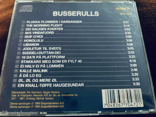 Busserulls - Jubalon: Busserulls Beste Gjennom 12 År. CD.