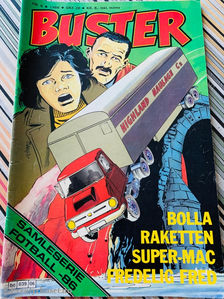 Buster. 1986/06. Tegneserieblad