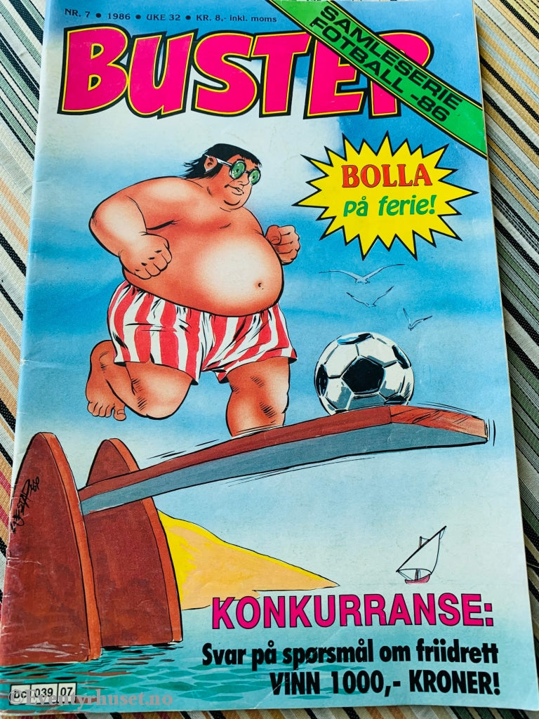 Buster. 1986/07. Tegneserieblad