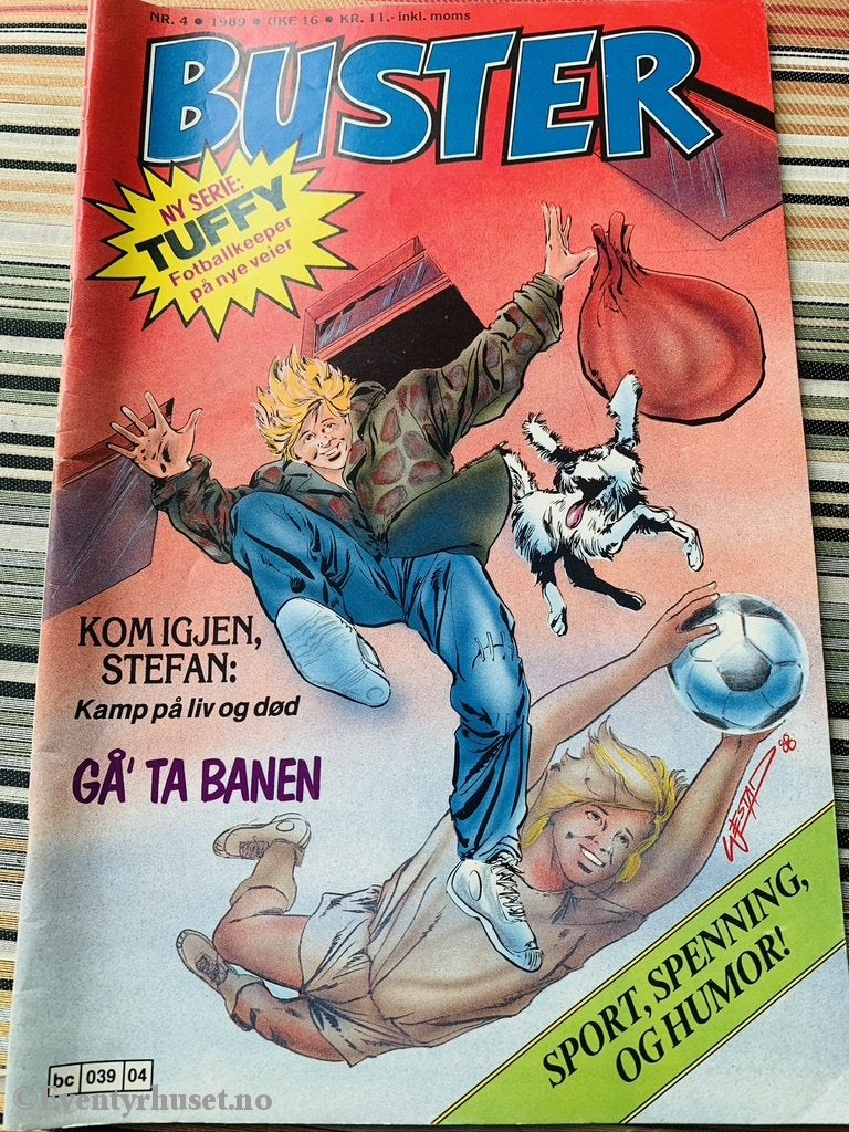 Buster. 1989/04. Tegneserieblad