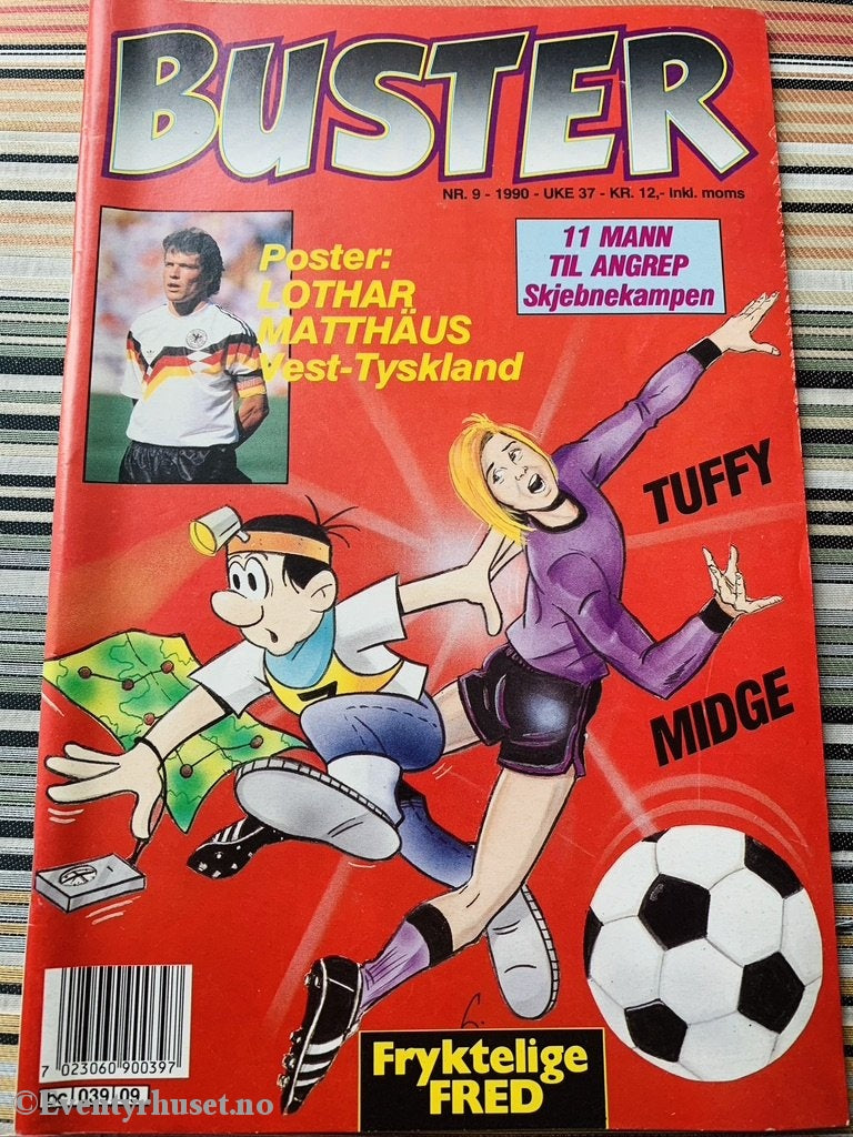 Buster. 1990/09. Tegneserieblad