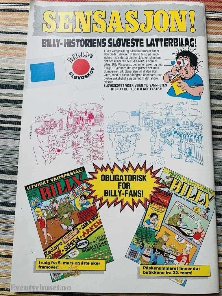 Buster. 1991/03. Tegneserieblad
