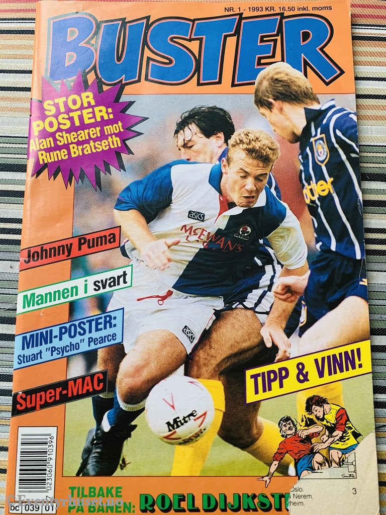 Buster. 1993/01. Tegneserieblad