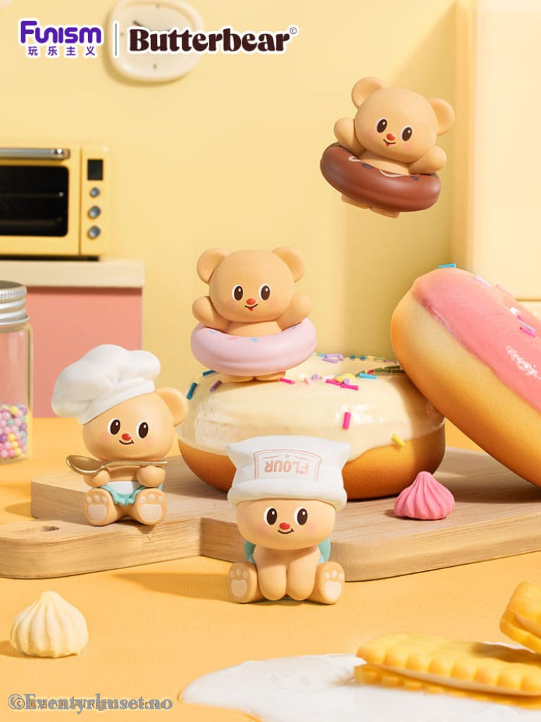 Butterbear Baked with Love Series Mini Figures 3-Pack Chubby Face 9 cm Display (6) Collectibles