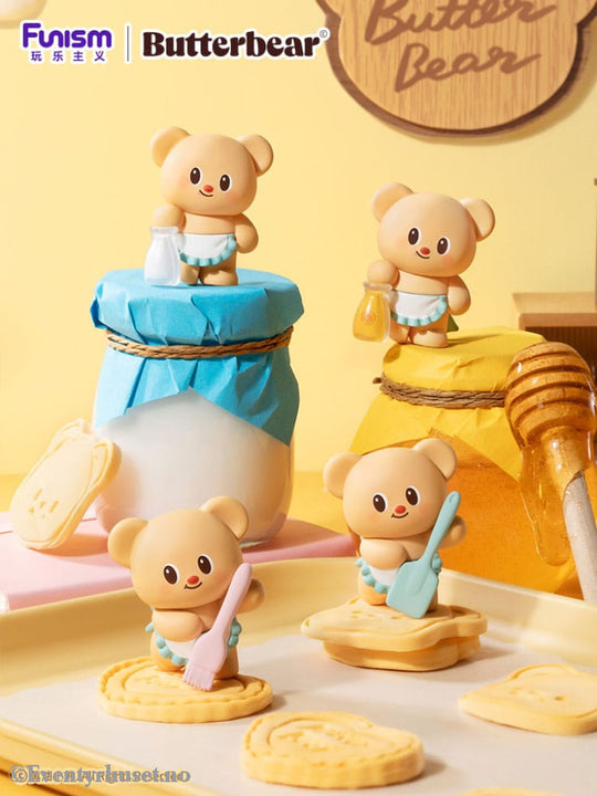 Butterbear Baked with Love Series Mini Figures 3-Pack Chubby Face 9 cm Display (6) Collectibles