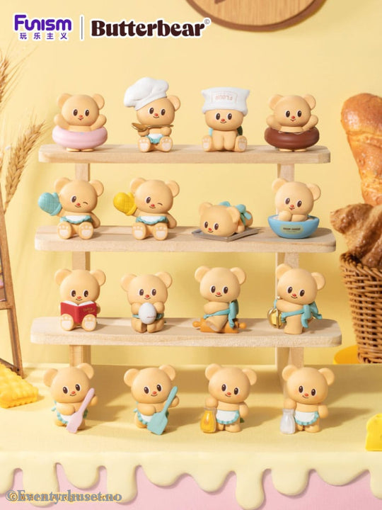 Butterbear Baked with Love Series Mini Figures 3-Pack Chubby Face 9 cm Display (6) Collectibles