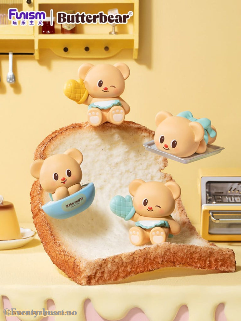 Butterbear Baked with Love Series Mini Figures 3-Pack Chubby Face 9 cm Display (6) Collectibles