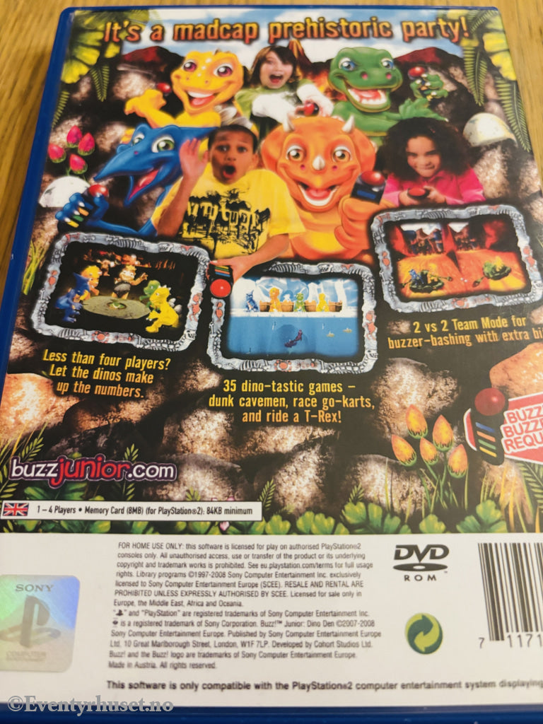 Buzz! Junior: Dino Den . PS2.