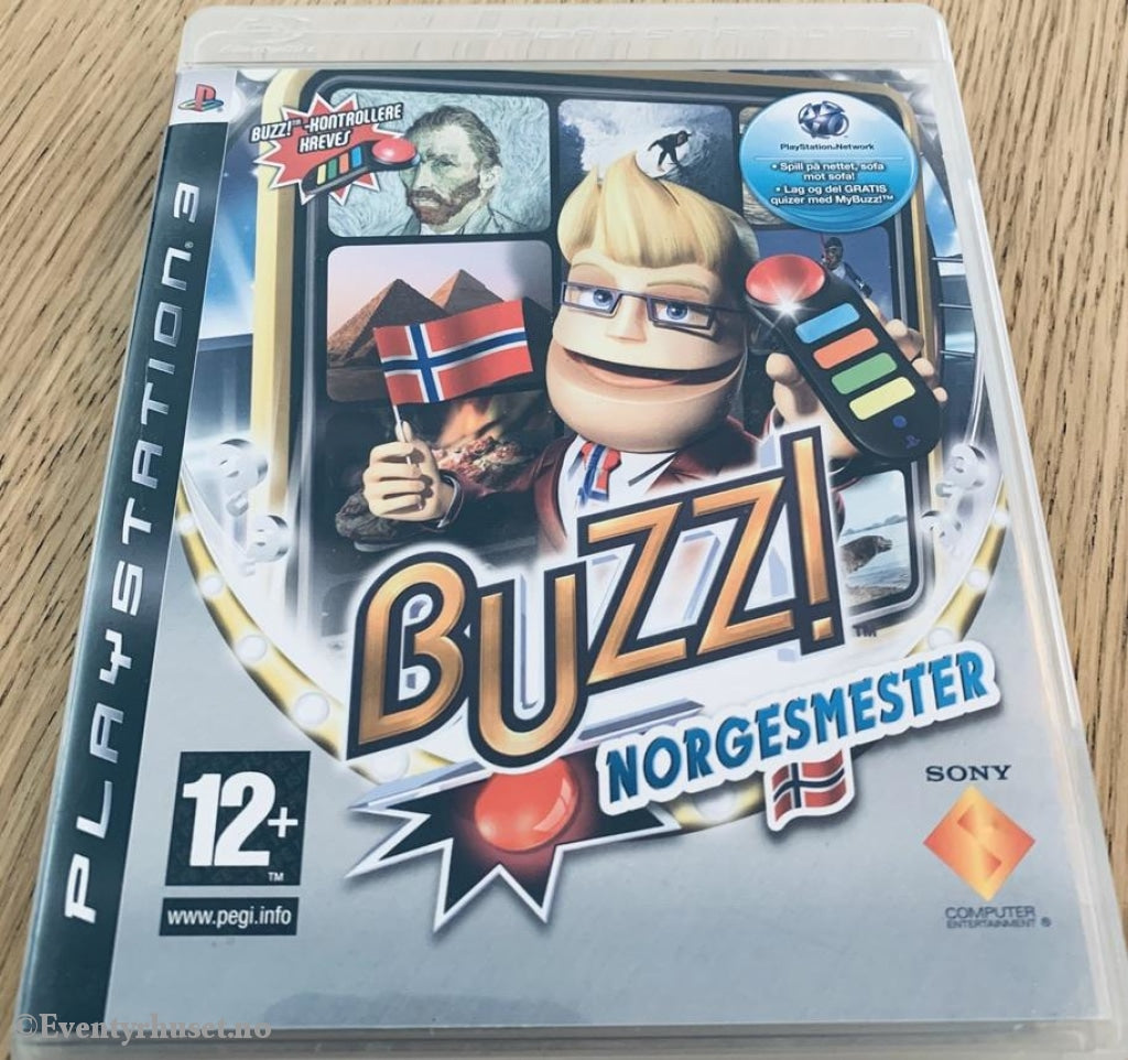 Buzz! Norgesmester. Ps3. Ps3