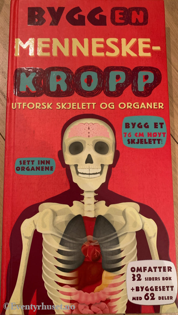 Bygg en menneskekropp. Brettspill.