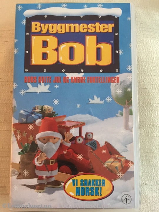 Byggmester Bob. 1998. Bobs Hvite Jul Og Andre Fortellinger. Vhs. Vhs