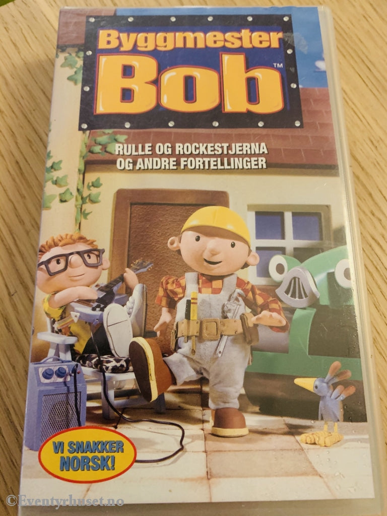 Byggmester Bob. 1998. Rulle Og Rockestjerna Andre Fortellinger. Vhs. Vhs