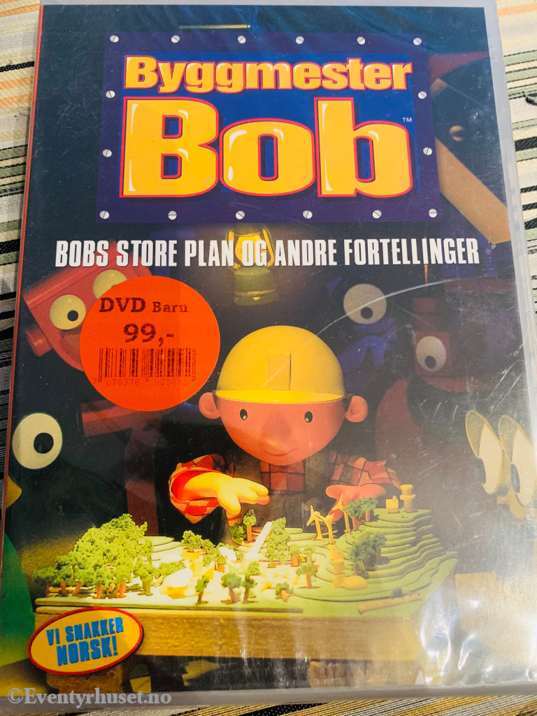 Byggmester Bob. 2005. Bobs Store Plan Og Andre Fortellinger. Dvd. Ny I Plast! Dvd