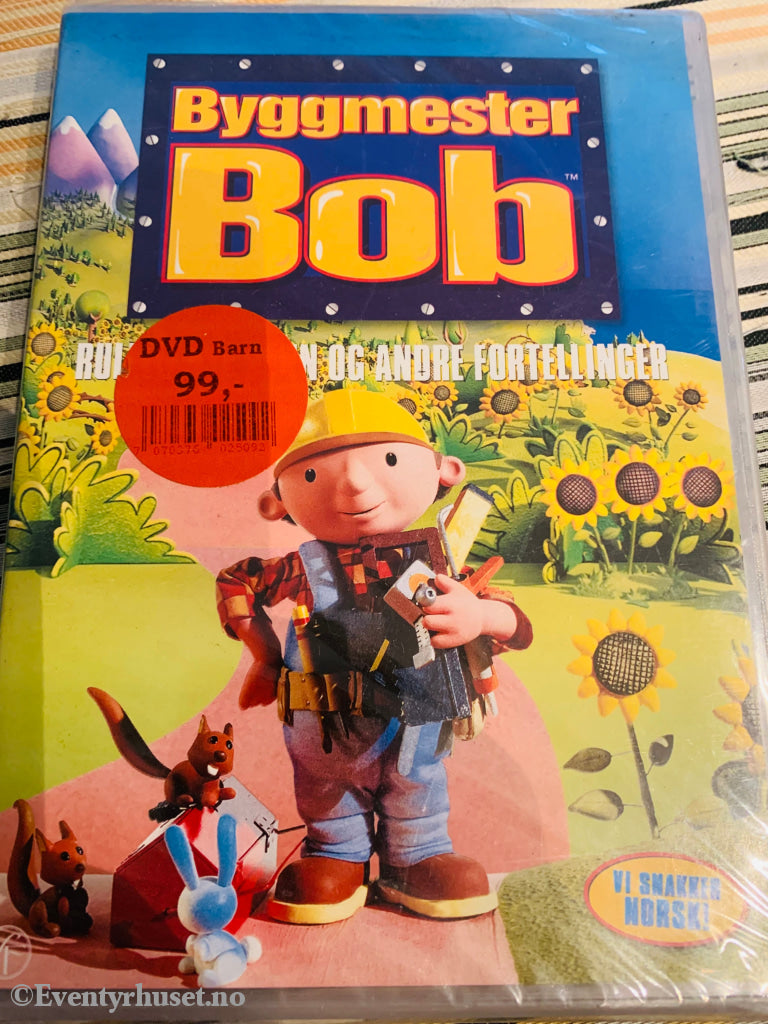 Byggmester Bob. 2005. Rulles Nye Venn Og Andre Fortellinger. Dvd. Ny I Plast! Dvd