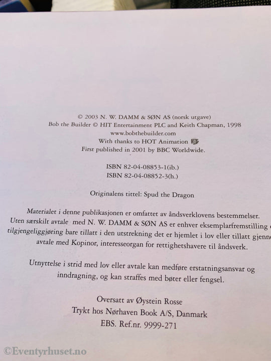 Byggmester Bob. Dragen Strå. 1998/03. Fortelling