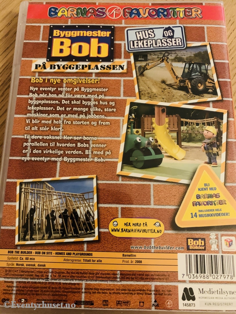 Byggmester Bob. På Byggeplassen. 2008. Dvd. Dvd