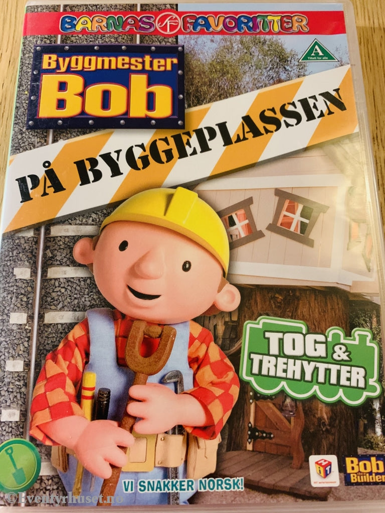 Byggmester Bob. På Byggeplassen. Tog Og Trehytter. 2009. Dvd. Dvd