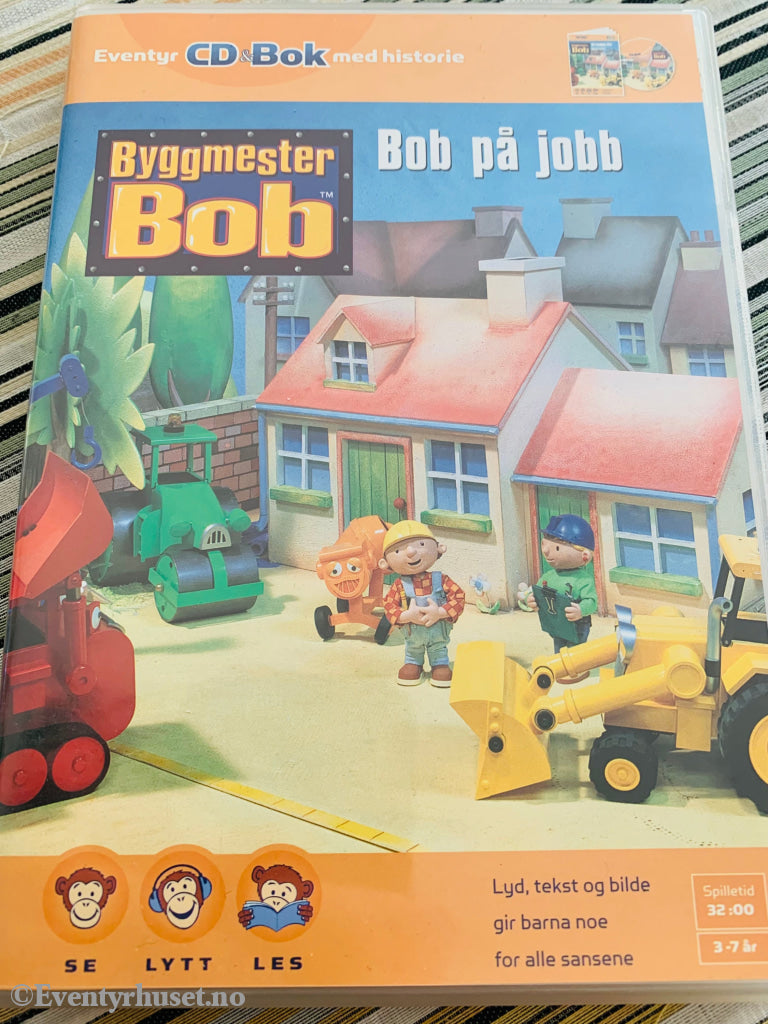 Byggmester Bob - På Jobb. Cd & Bok.