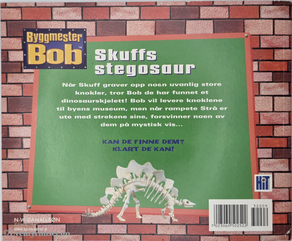Byggmester Bob. Skuffs stegosaur . Hefte.