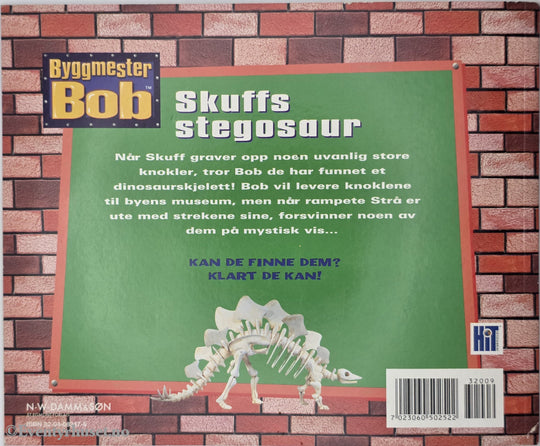 Byggmester Bob. Skuffs stegosaur . Hefte.