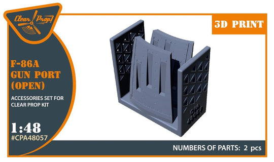 F-86A gun port (open) for CP kits