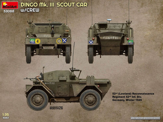 Dingo Mk. III Scout Car w/ Crew