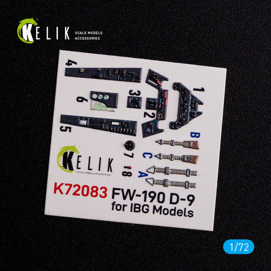 Fw 190 D-9 interior 3D decals for IBG Models kit