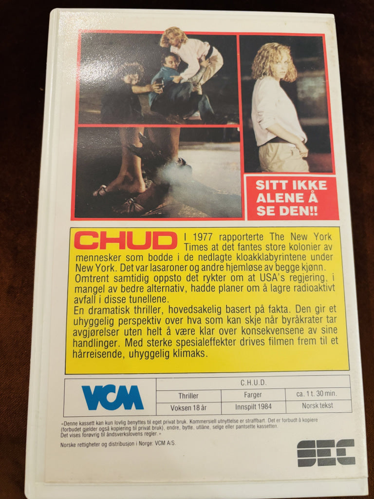 C.H.U.D.. BETA-film.