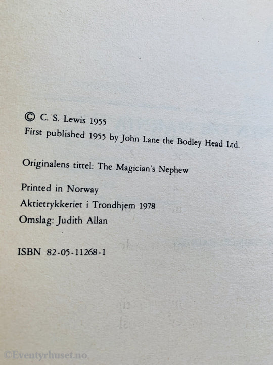 C. S. Lewis. 1955/78. Drømmen Om Narnia. Fortelling