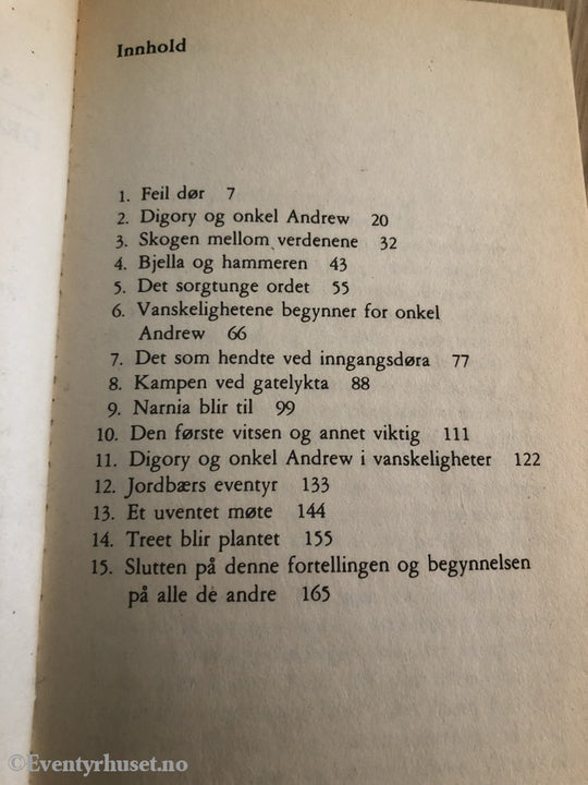 C. S. Lewis. 1986/1955. Drømmen Om Narnia. Fortelling
