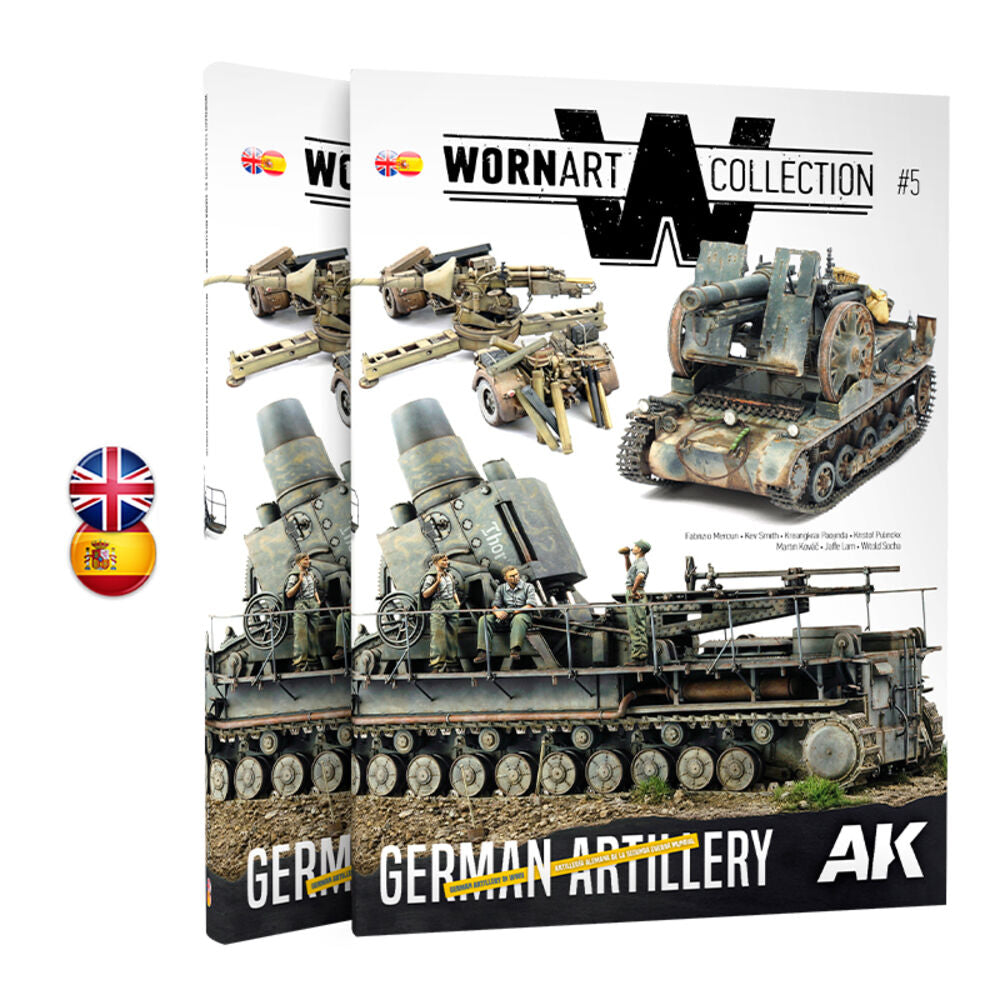 WORN ART 05 GERMAN ARTILLERY - Bilingüal