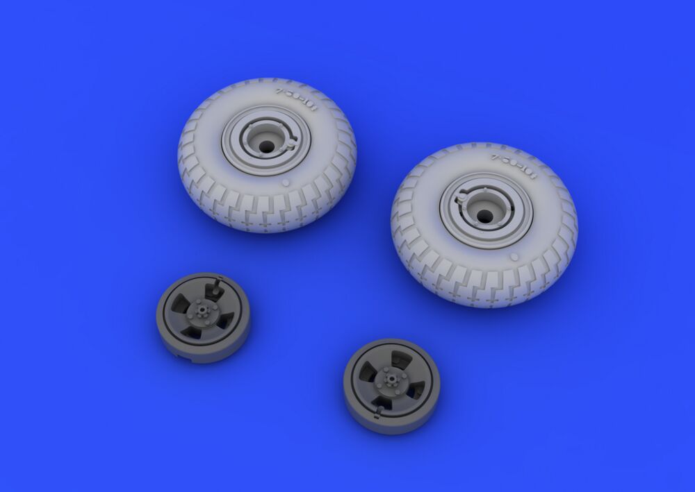Spitfire wheels - 4 spoke for Eduard