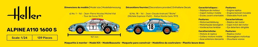 STARTER KIT Alpine A110 (1600S)