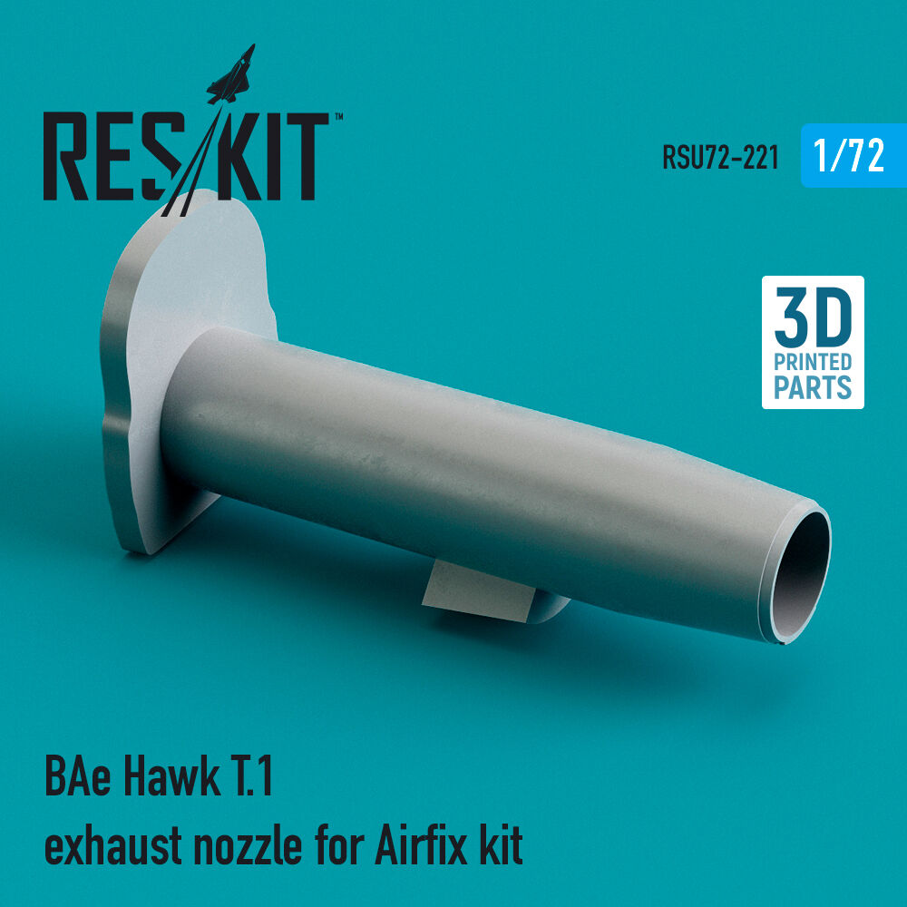 BAe Hawk T.1 exhaust nozzle for Airfix kit (3D Printed)