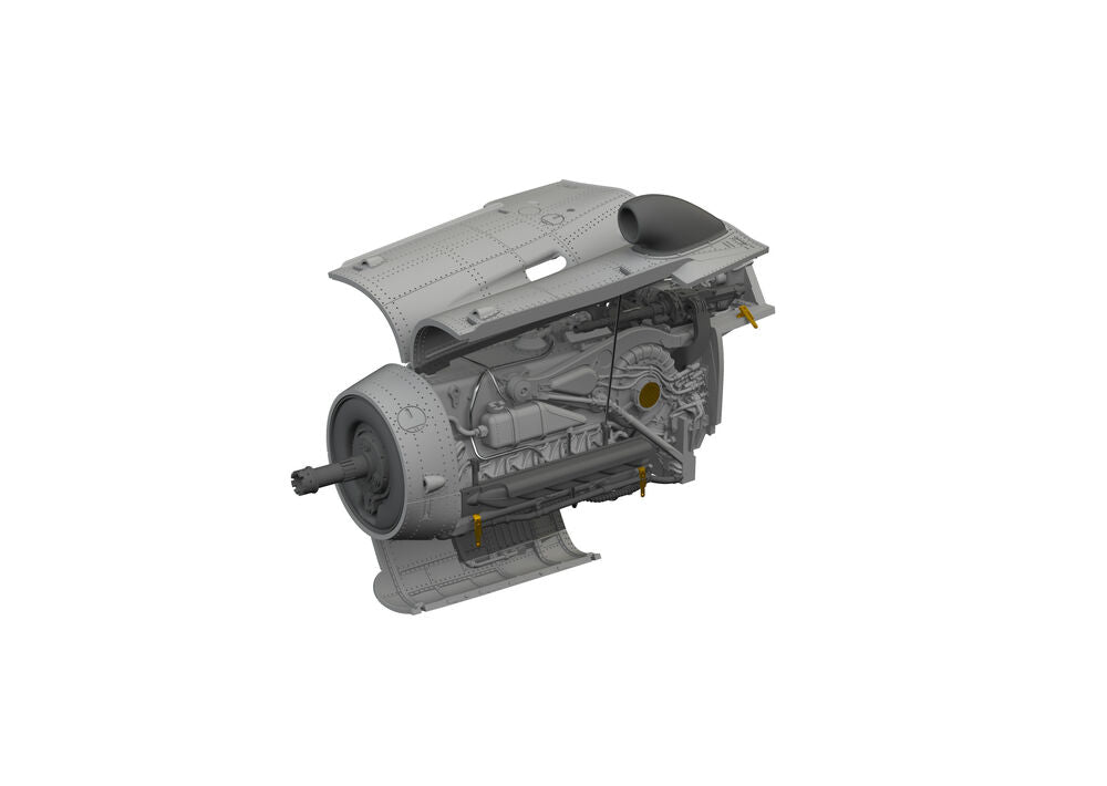 Bf 109G-10 Mtt Regensburg engine PRINT   EDUARD