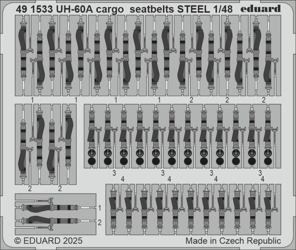 UH-60A cargo seatbelts STEEL  ICM