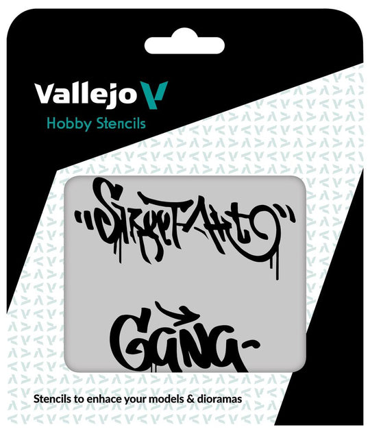 Vallejo Stencils: Street Art nº 2 125 x 125 mm