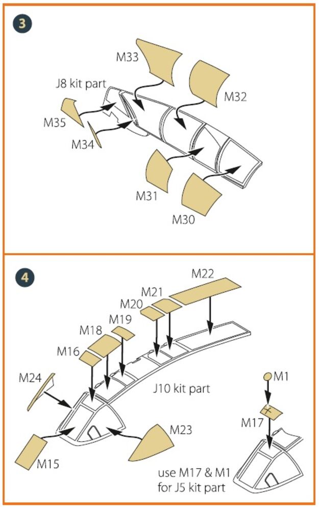 Me-410 B-1/U2/U4/R4 painting mask for Airfix kit