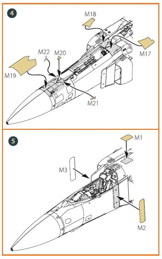 MiG-23ML, MLD, P, MLAE Exterior painting mask for CP kits