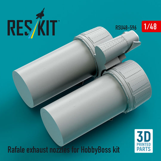 Rafale exhaust nozzles for HobbyBoss kit (3D Printed)