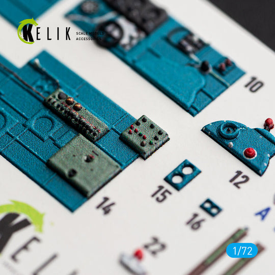 J1N1-S Gekko - interior 3D decals for Fujimi / Hobby 2000