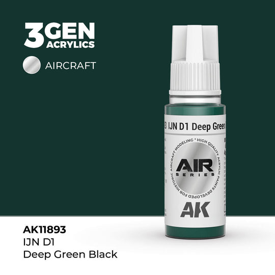 IJN D1 Deep Green Black