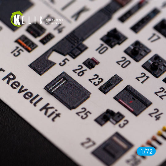 Junkers JU 88 A-4 interior 3D decals for Revell kit