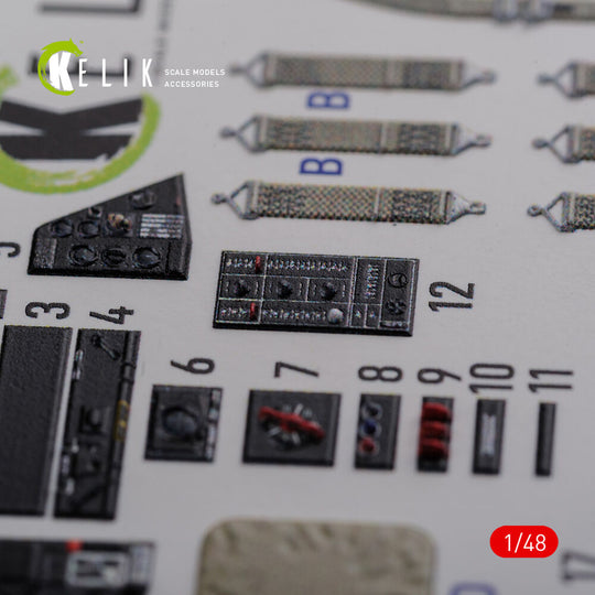 TBF-1C interior 3D decals for Academy kit