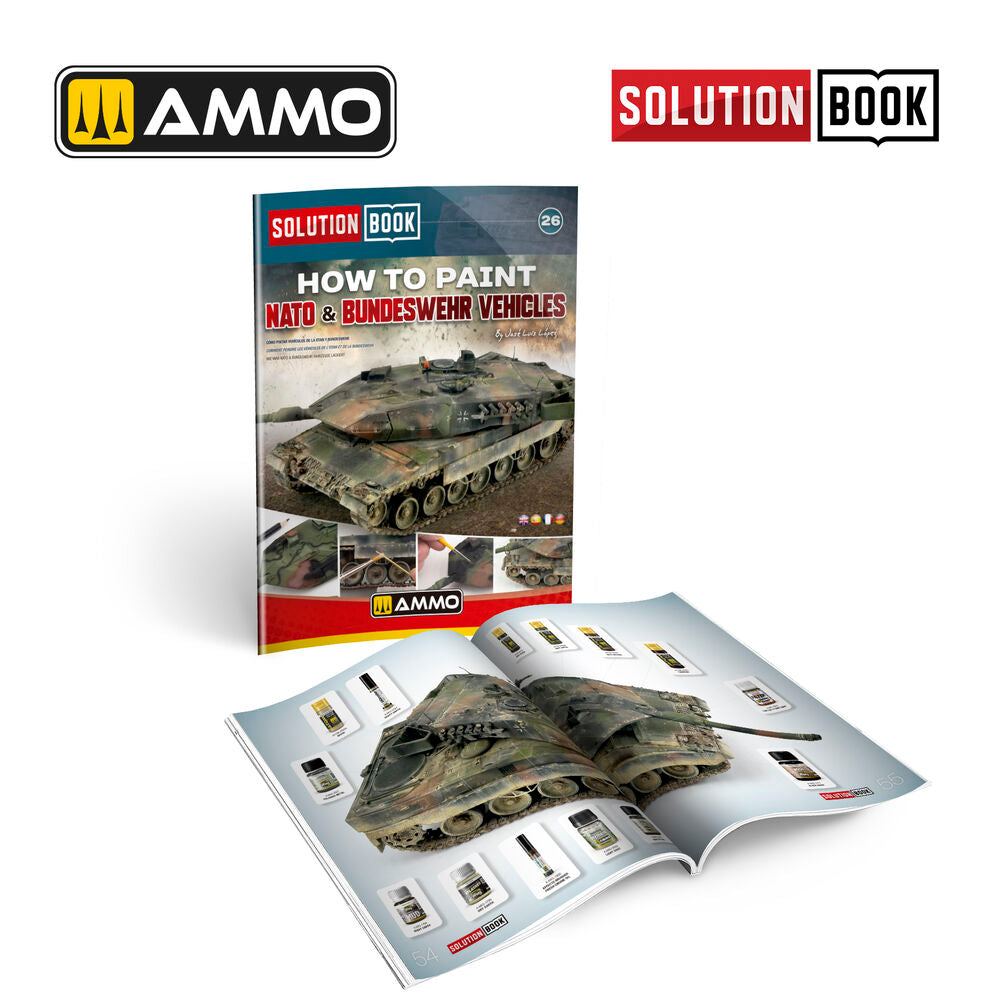 SOLUTION BOOK 26 - NATO & BUNDESWEHR Vehicles (English, Castellano, Francais, Deutsch)