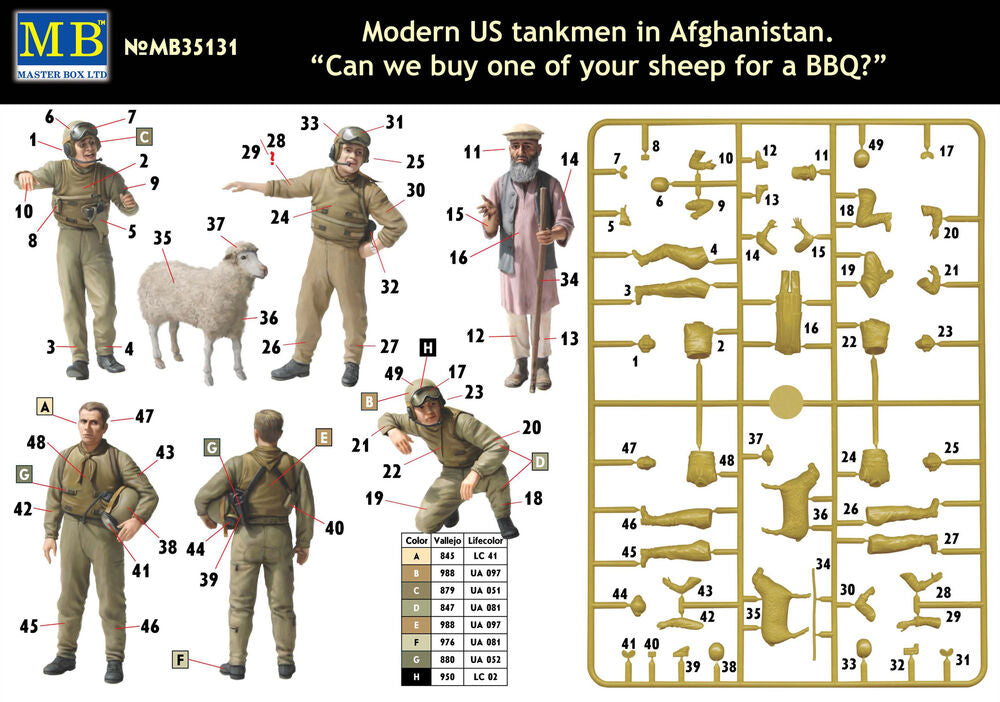 Modern U.S. tankmen in Afghanistan