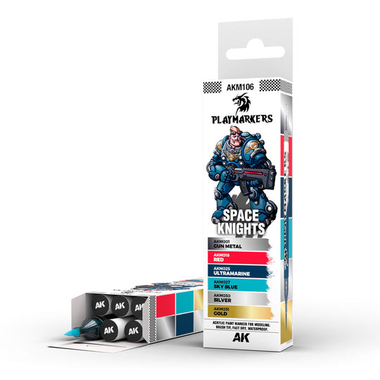 PLAYMARKERS SET -  SPACE KNIGHT (6 ref.)
