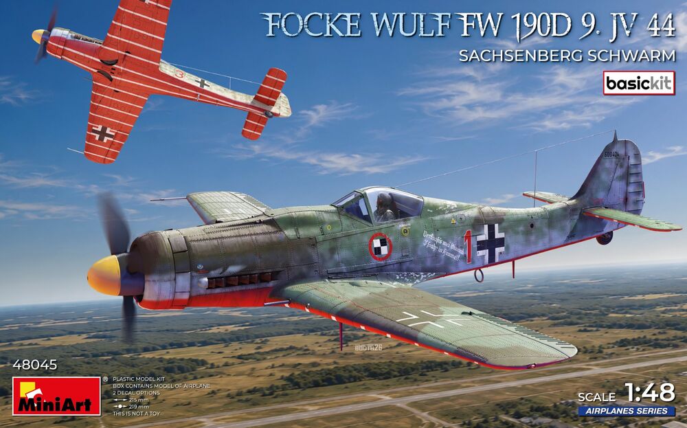 Focke-Wulf Fw 190D-9. JV 44  Sachsenberg Schwarm . Basic Kit