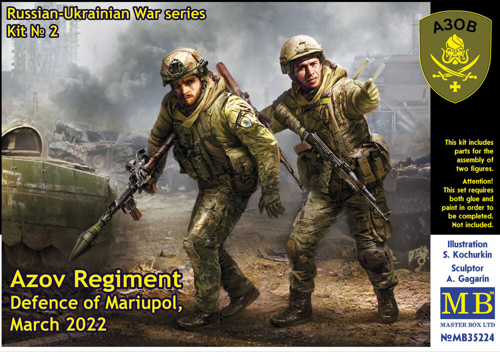 Russian-Ukrainian War series,Kit No 2.Azov Regiment,Defence of Mariupol,March20