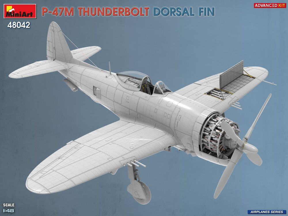 P-47M Thunderbolt. Dorsal Fin. Advanced Kit